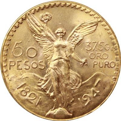 50 Pesos Mexican Centenario